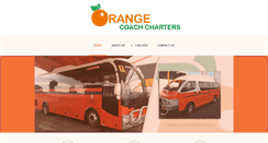 Desktop Screenshot of orangecoachcharters.com.au